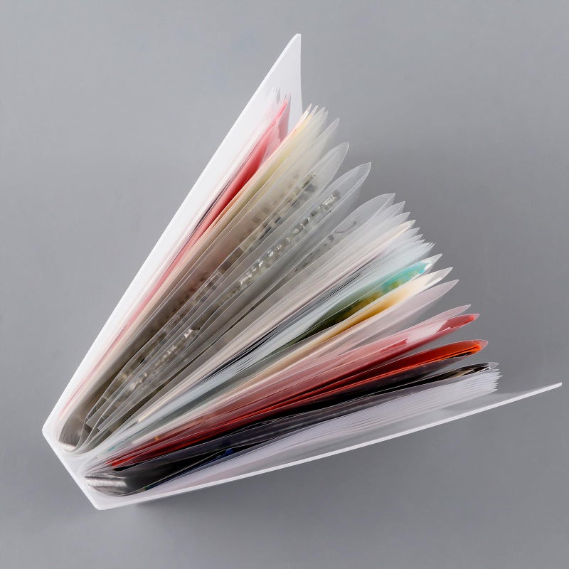 Briartw 5 Pieces Mini Storage Booklet with 40 Pages A6 Album Storage Organizer - Image 5